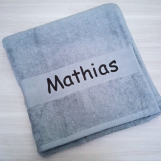 Baddoek met naam 70x140 cm