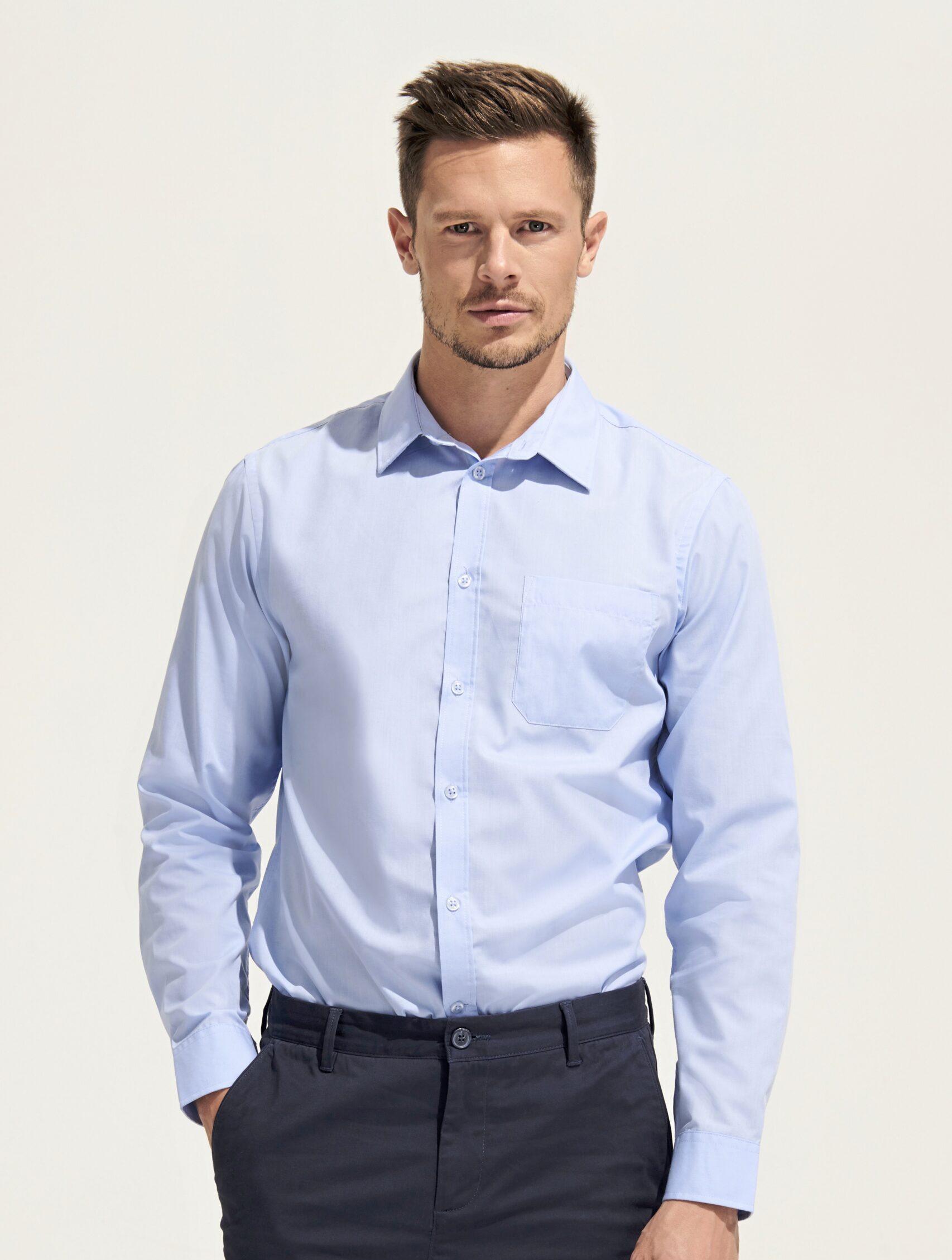 Popeline-Shirt Baltimore Long Sleeve